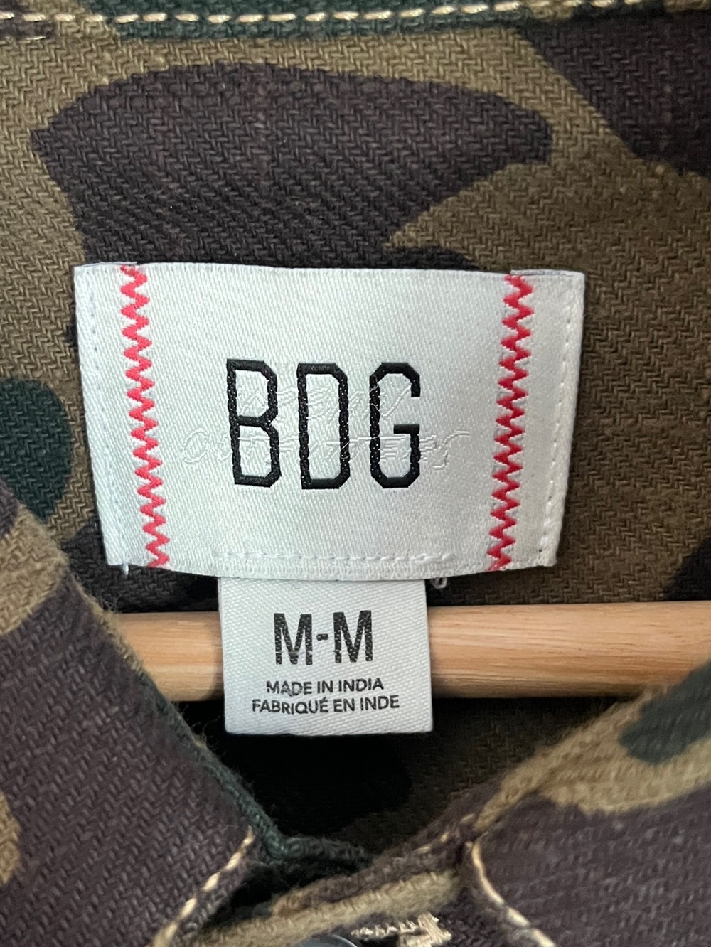 BDG Urban Outfitters Camo Chore Coat Shirt Jacket Men's Medium Cotton - Picture 5 of 6